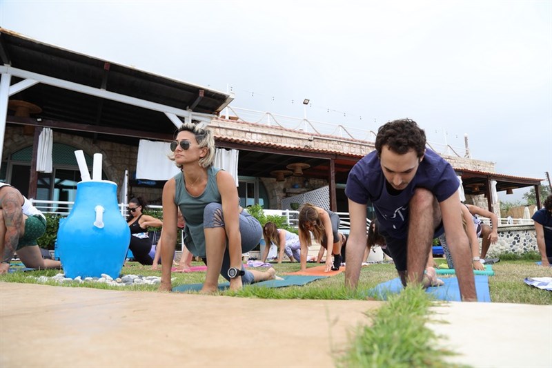 Hatha Yoga Session at Le Blanc Bleu